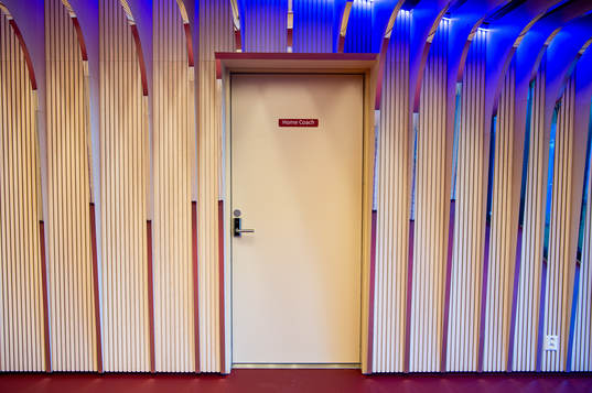 General interior view of the players tunnel at Ullevaal