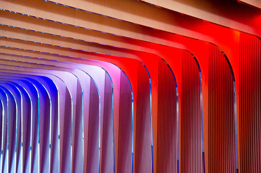 General interior view of the players tunnel at Ullevaal