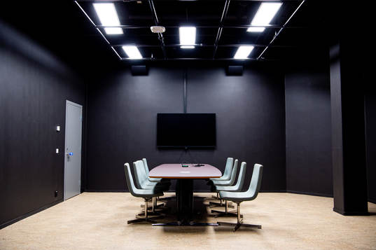 General interior view of the home team meeting room at