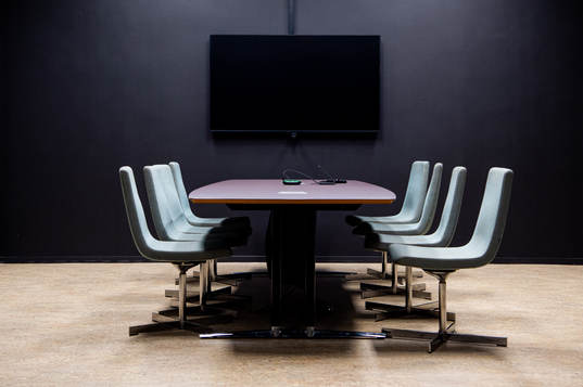 General interior view of the home team meeting room at