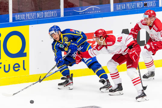 Sveriges Max Friberg och Danmarks Jesper Jensen