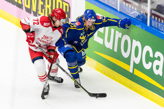 Danmarks Nicolai Meyer och Sveriges Jesper Sellgren