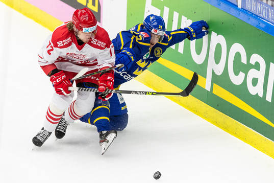 Danmarks Nicolai Meyer och Sveriges Jesper Sellgren