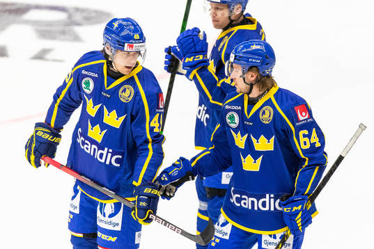 Sveriges Filip Hållander och Jonathan Pudas