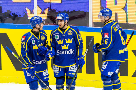 Sveriges William Eklund, Jesper Pettersson och Mattias