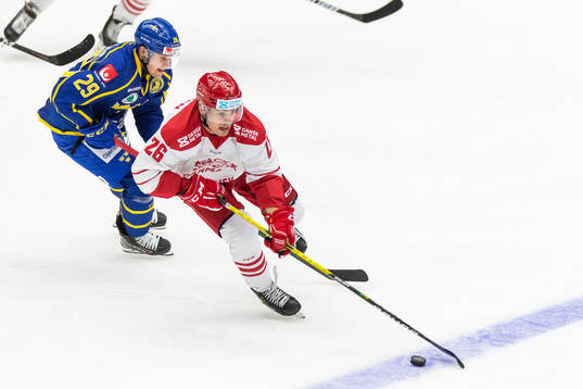 Sveriges Sebastian Strandberg och Danmarks Kristian Jensen