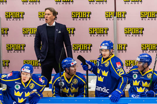 Sveriges förbundskapten Johan Garpenlöv