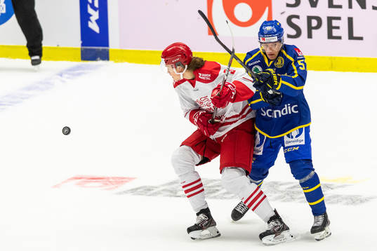 Danmarks Malte Setkov och Sveriges Anton Wedin