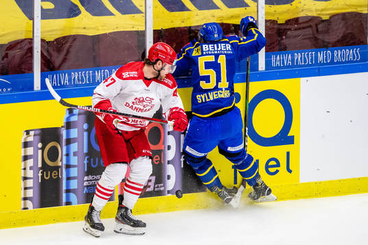 Danmarks Oliver Larsen och Sveriges Emil Sylvegård