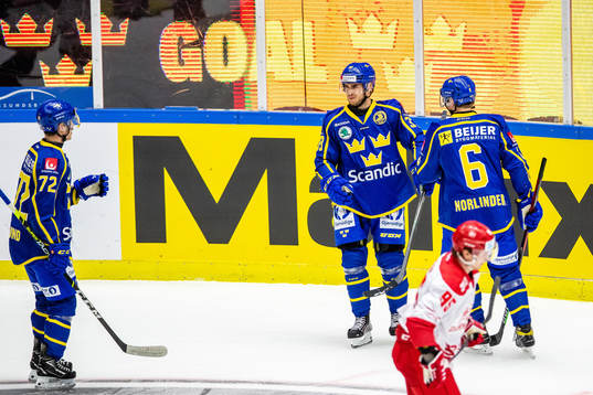 Sveriges William Eklund, Michael Lindqvist och Mattias