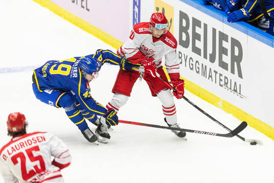 Sveriges Filip Hållander och Danmarks Niklas Andersen