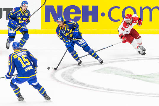 Sveriges Magnus Nygren och Danmarks Nicholas B. Jensen