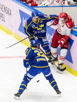 Sveriges Filip Hållander och Danmarks Morten Paulsen