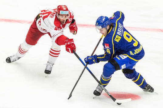 Danmarks Jesper Jensen och Sveriges Alberg Johansson