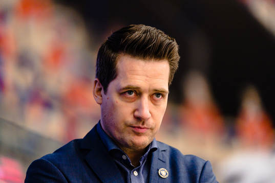Växjös tränare Sam Hallam