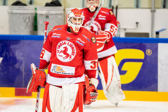 Troja/Ljungbys  målvakt Wictor Ragnewall