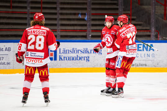 Troja/Ljungbys Simon Wester jublar