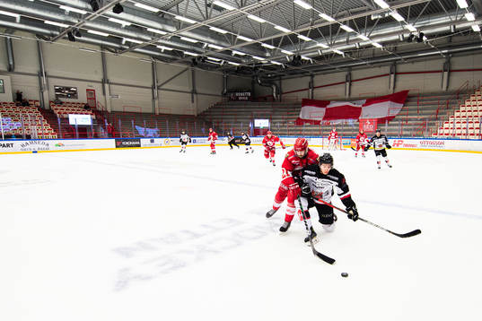 Troja/Ljungbys Karl Olofsson och Hudiksvalls Christoffer