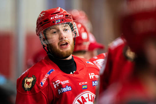 Troja/Ljungbys Victor Romfors reagerar