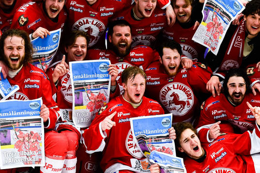 Bläddra bland fler bilder av Ishockey, Hockeyettan, Kval till HockeyAllsvenskan, Troja/Ljungby - Hudiksvall