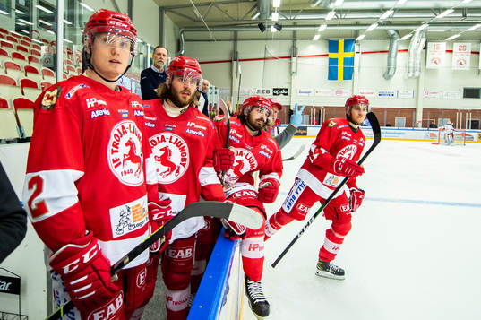 Troja/Ljungbys Linus Andersson, Måns Hansson, Kevin