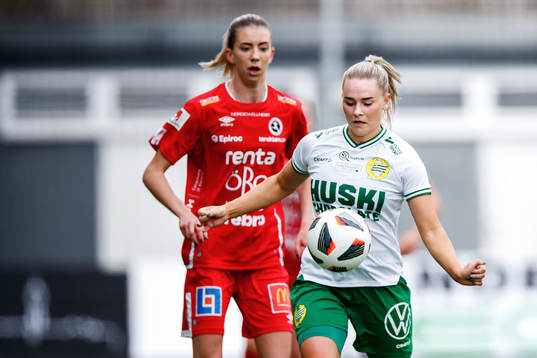 Örebros Wilma Öhman och Hammarbys Emma Jansson