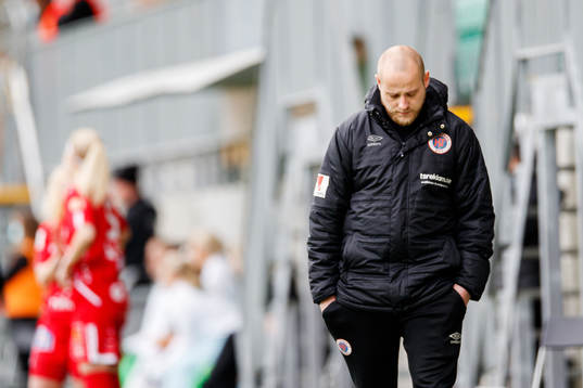 Örebros tränare Rikard Johansson deppar