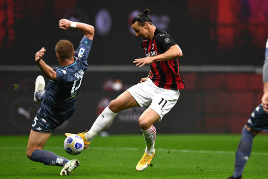 Zlatan Ibrahimovic of Milan