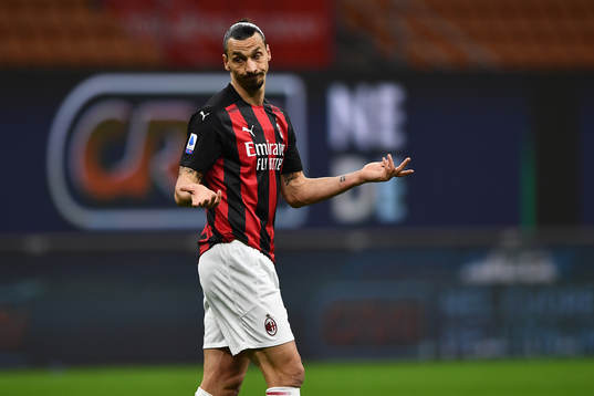 Zlatan Ibrahimovic of Milan