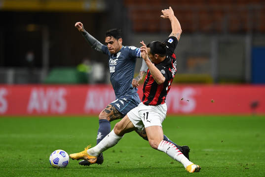 Zlatan Ibrahimovic of Milan