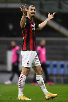 Zlatan Ibrahimovic of Milan