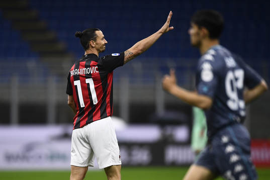 Zlatan Ibrahimovic of Milan