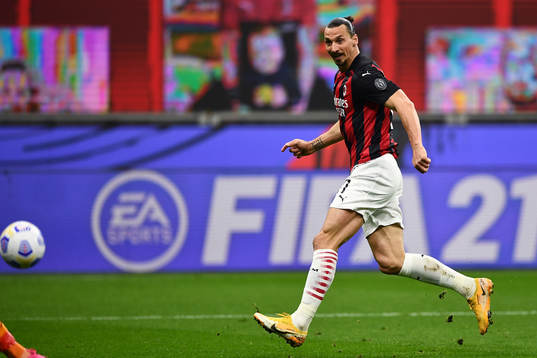 Zlatan Ibrahimovic of Milan