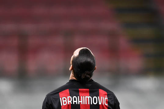 Zlatan Ibrahimovic of Milan
