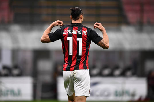 Zlatan Ibrahimovic of Milan