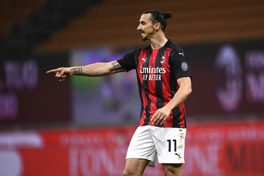 Zlatan Ibrahimovic of Milan