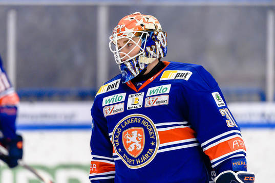 Växjös målvakt Erik Källgren