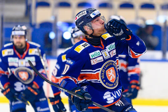 Växjös Richard Gynge jublar