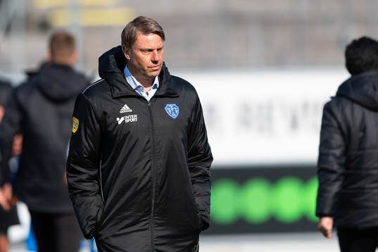Falkenbergs tränare Hans Eklund