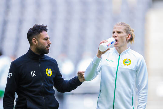 Hammarbys Imad Khalili och Gustav Ludwigson