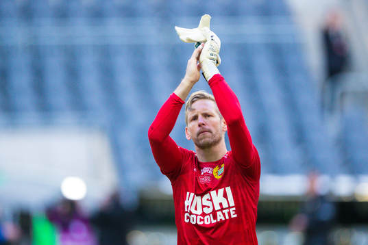 Hammarbys målvakt David Ousted