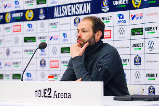 Häckens tränare Andreas Alm