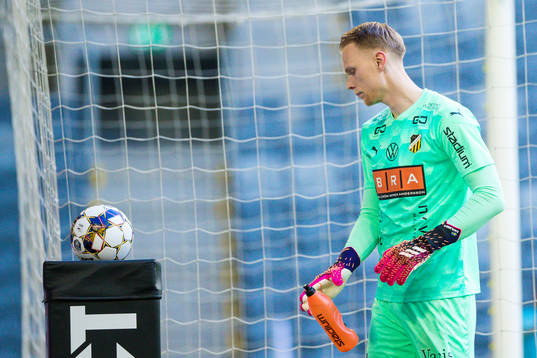 Häckens målvakt Pontus Dahlberg deppar