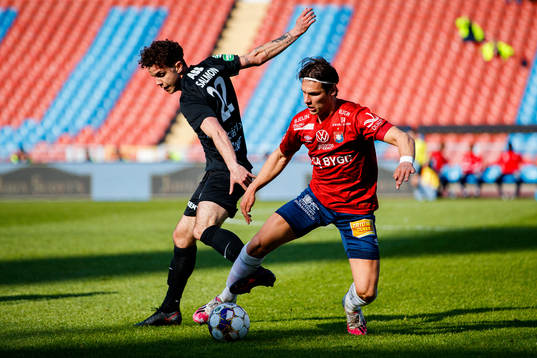 Västerås Justin Salmon och Örgrytes Kevin Ackermann