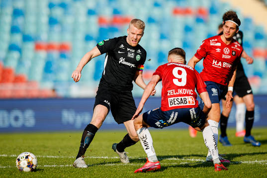 Västerås Simon Johansson och Örgrytes Ajdin Zeljkovic
