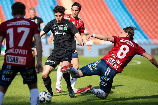 Västerås Justin Salmon och Örgrytes Lukas Browning