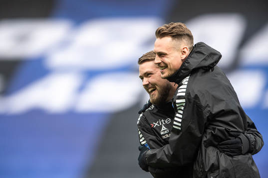 Sirius assisterande tränare Theodor Olsson och Sirius