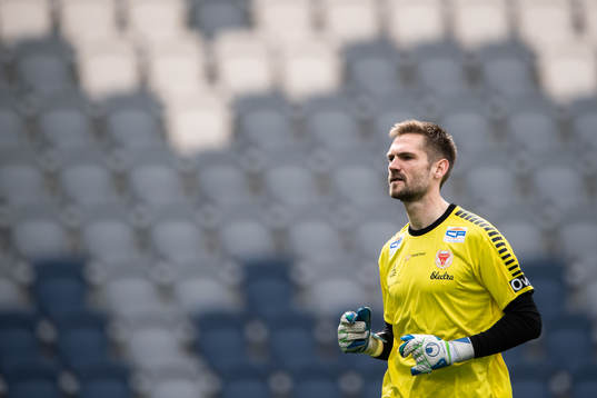 Kalmars målvakt Lucas Hägg Johansson