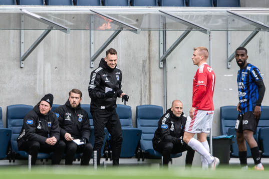 Sirius tränare Daniel Bäckström