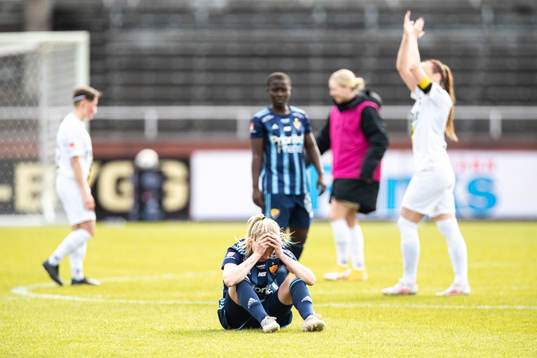 Djurgårdens Nellie Lilja deppar